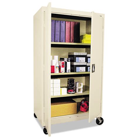 narrow mobile steel cabinets|Alera Assembled Mobile Storage Cabinet, With Adjustable.